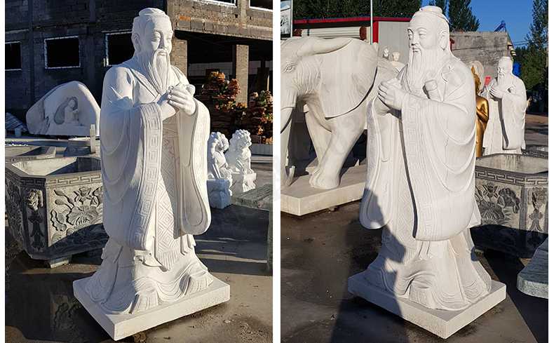 校園孔子像，學(xué)?？鬃拥裣?，孔子景觀雕塑