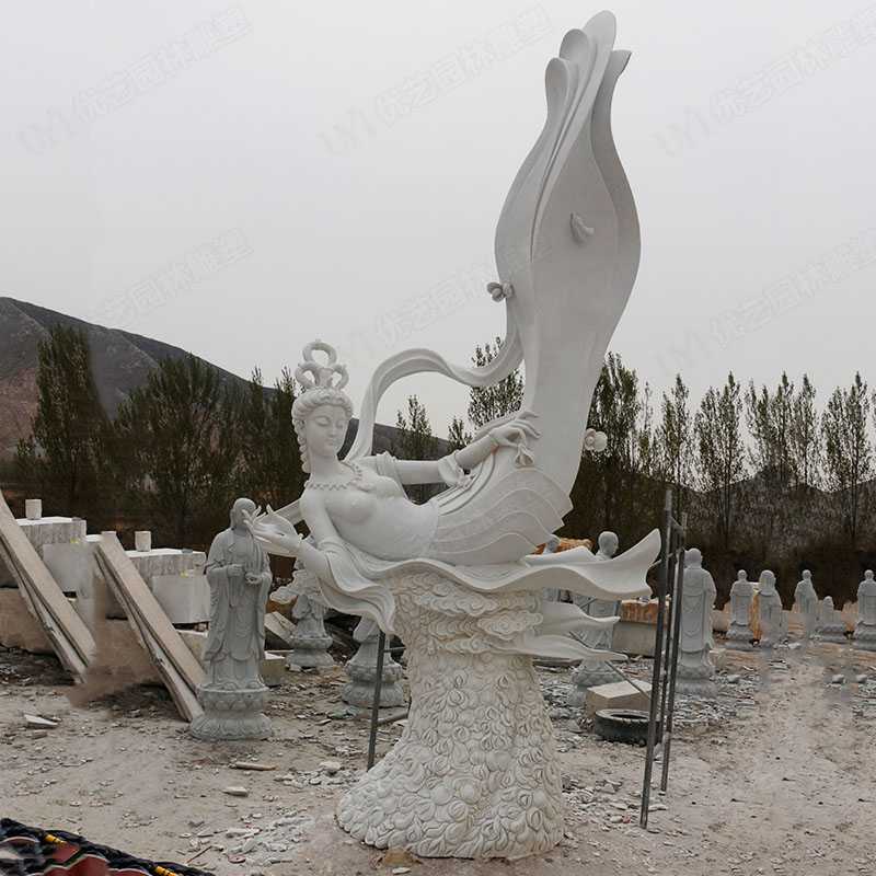 槐花仙子雕塑，槐花仙女雕塑