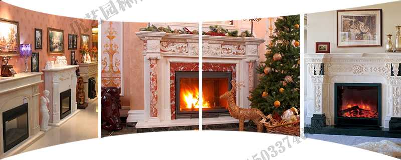 歐式壁爐架實(shí)景，大理石壁爐架定制，石雕壁爐架工廠