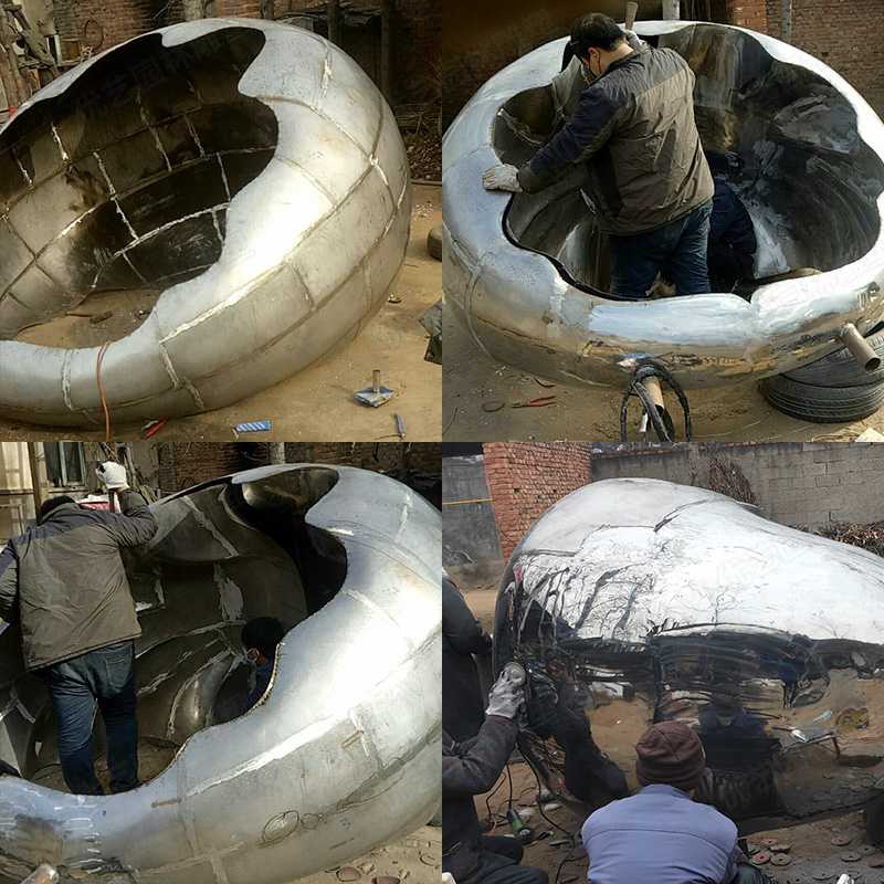 河北不銹鋼雕塑廠家，定制大型不銹鋼景觀雕塑