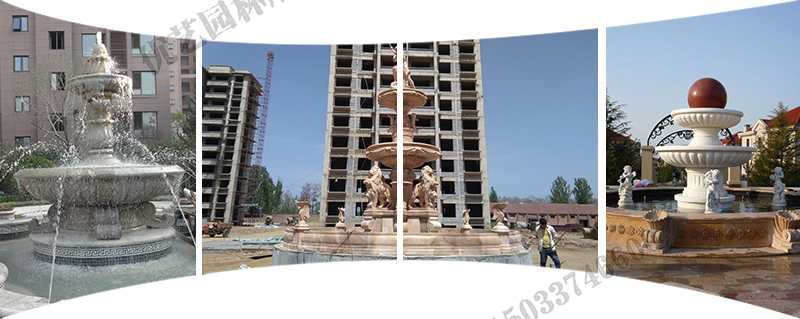 大理石景觀噴泉安裝，大型景觀噴泉廠家，景觀石雕噴泉廠家