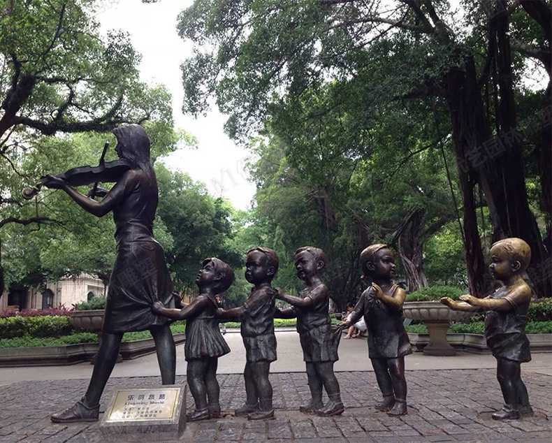 銅人物雕塑，銅小孩雕塑