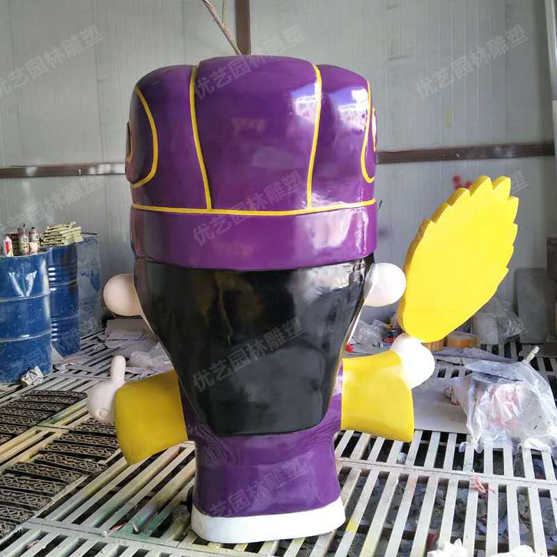 諸葛亮雕塑，卡通人物雕塑