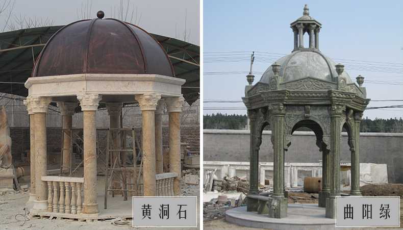 歐式景觀亭子，石雕大理石亭子，河北涼亭廠家