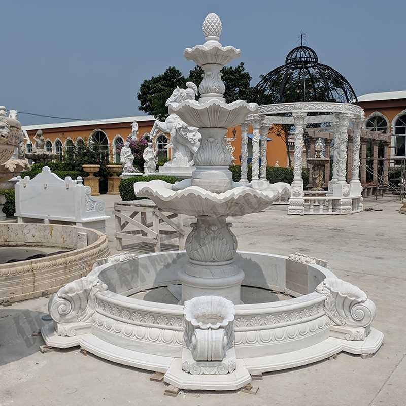 海螺大理石噴泉，海螺噴泉，大理石噴泉，石雕噴泉廠家