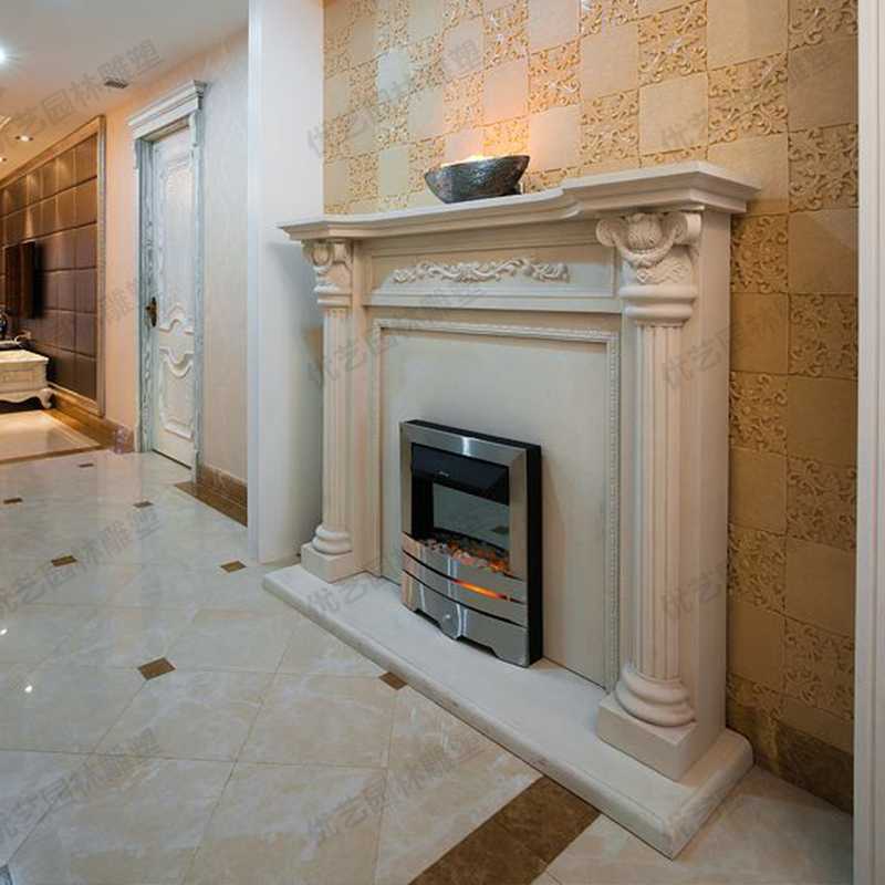 大理石壁爐，歐式壁爐