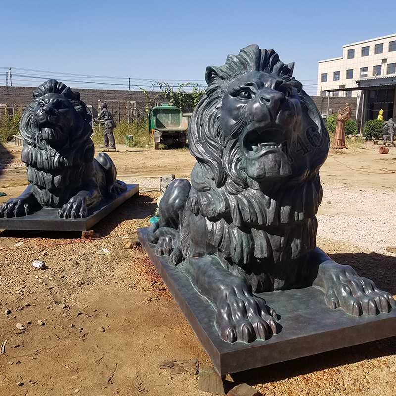 匯豐銅獅子，銅匯豐獅子，銅雕塑廠家，銅獅子廠家