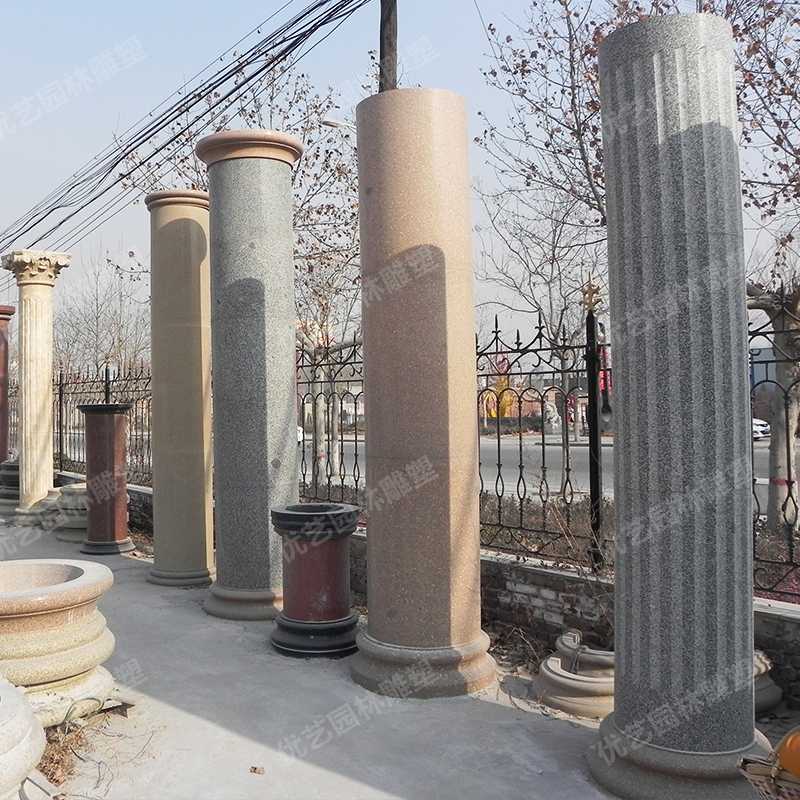 裝飾羅馬柱，石雕羅馬柱