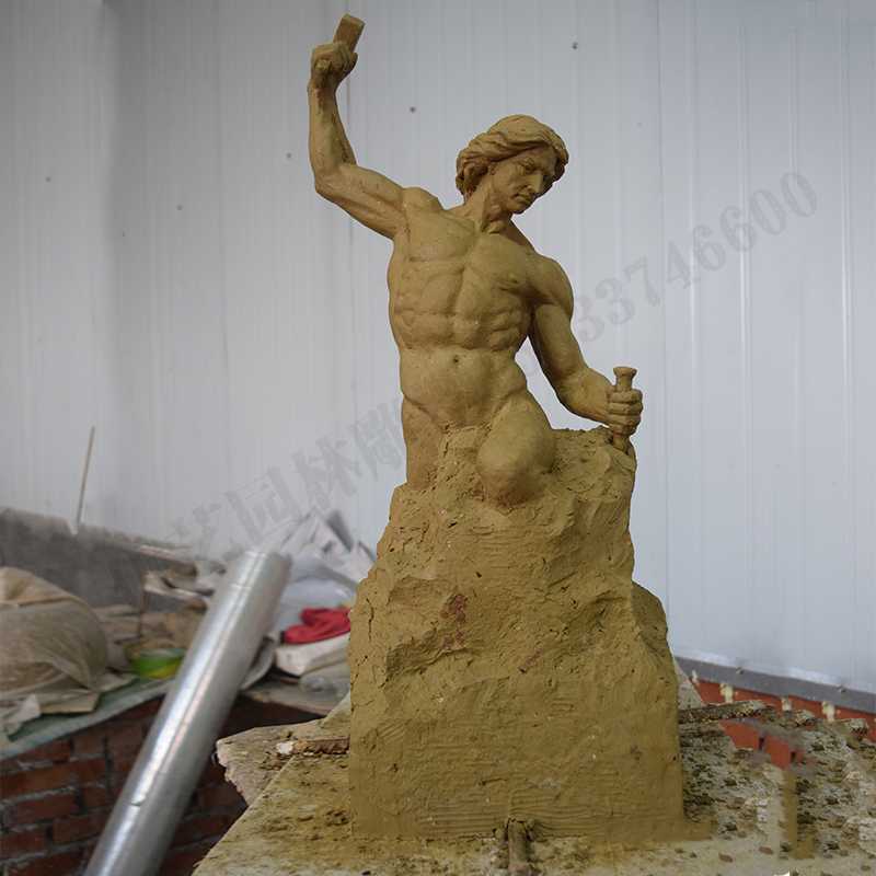 自我雕刻，雕刻自我，自我雕刻雕塑