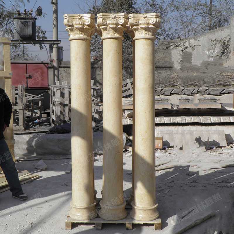 大理石羅馬柱，石材羅馬柱